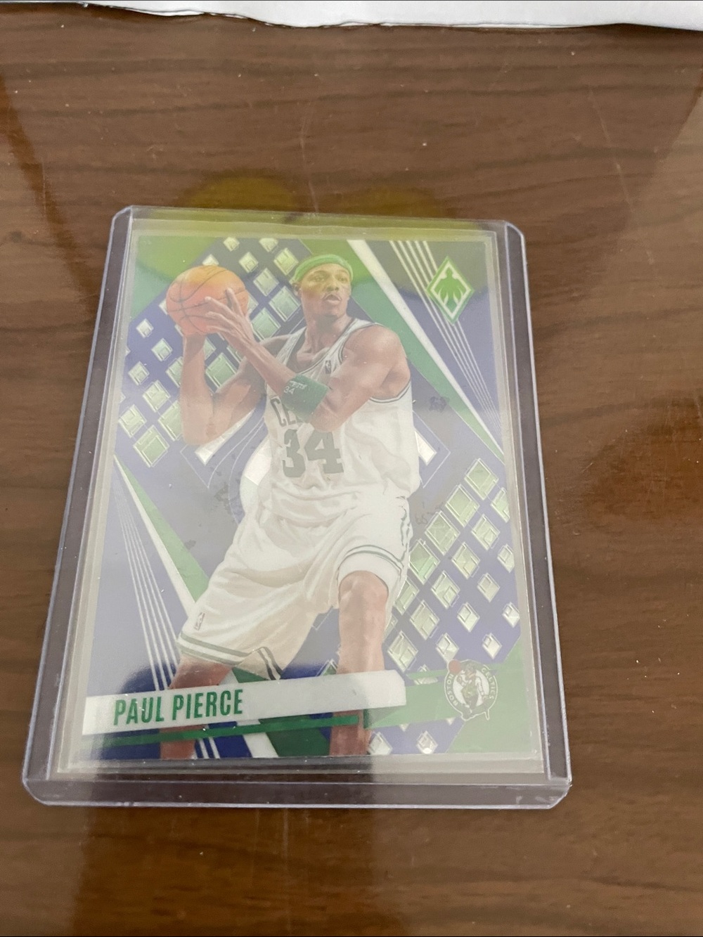 Panini Paul Pierce Basketball Card - Green, White, Purple